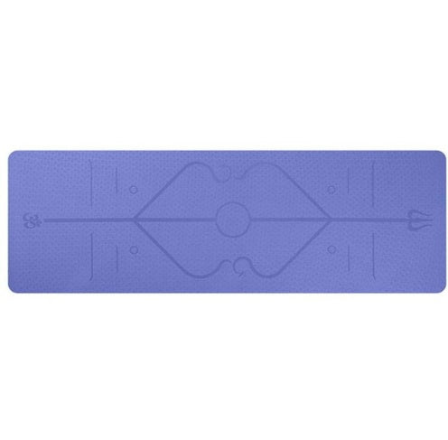 EcoGrip TPE Yoga Mat with Position Lines