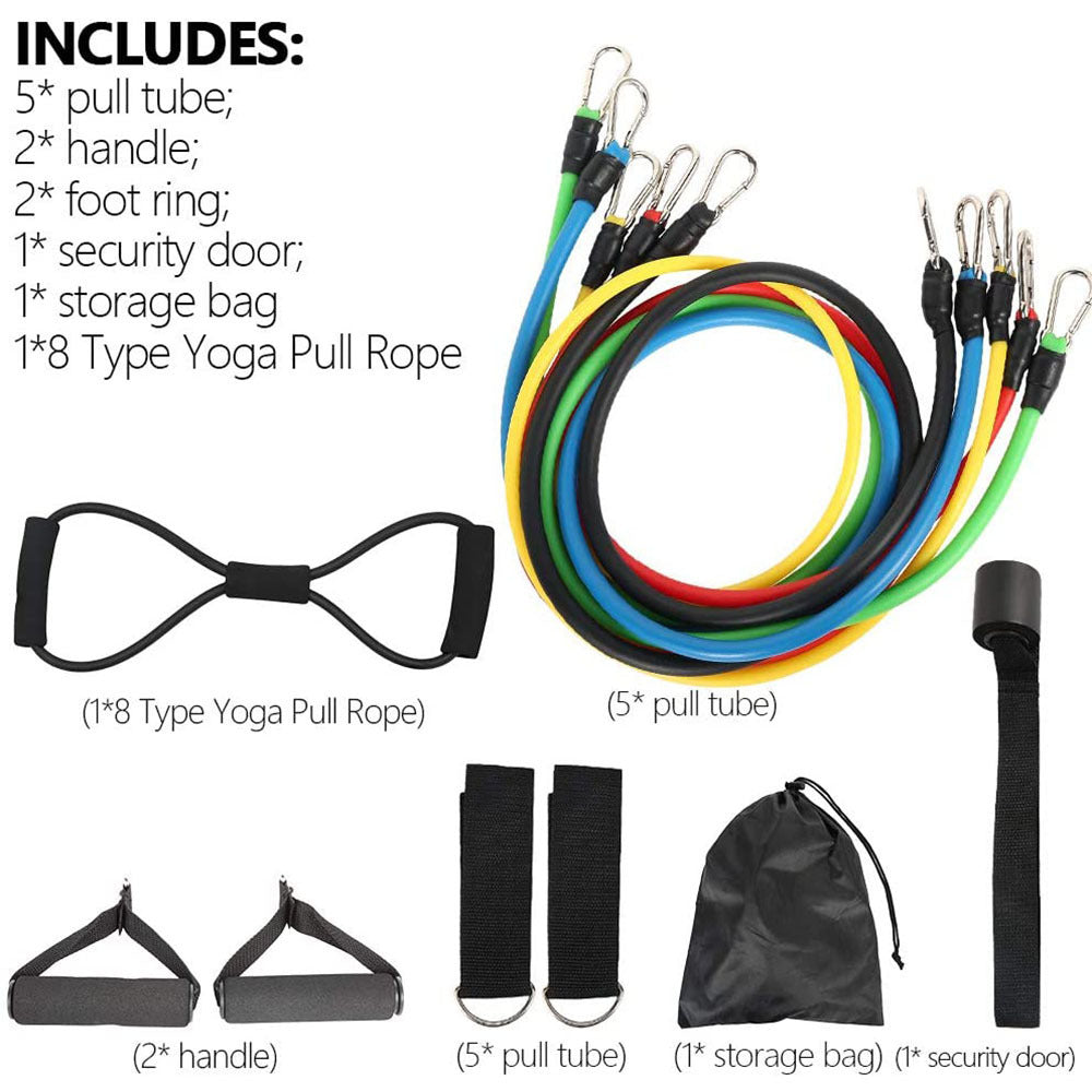 RallyFlex 11-Piece Resistance Bands Set