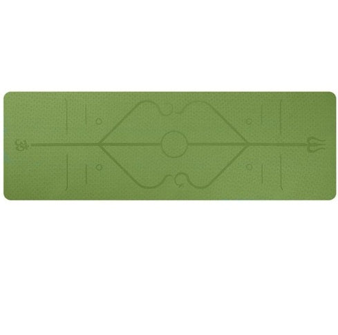 EcoGrip TPE Yoga Mat with Position Lines