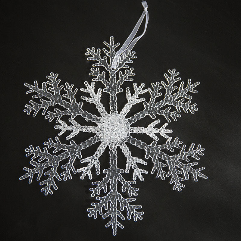 DIY Acrylic Snowflake Pendants for Holiday Decor