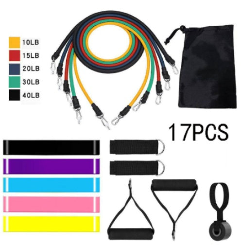 RallyFlex 11-Piece Resistance Bands Set