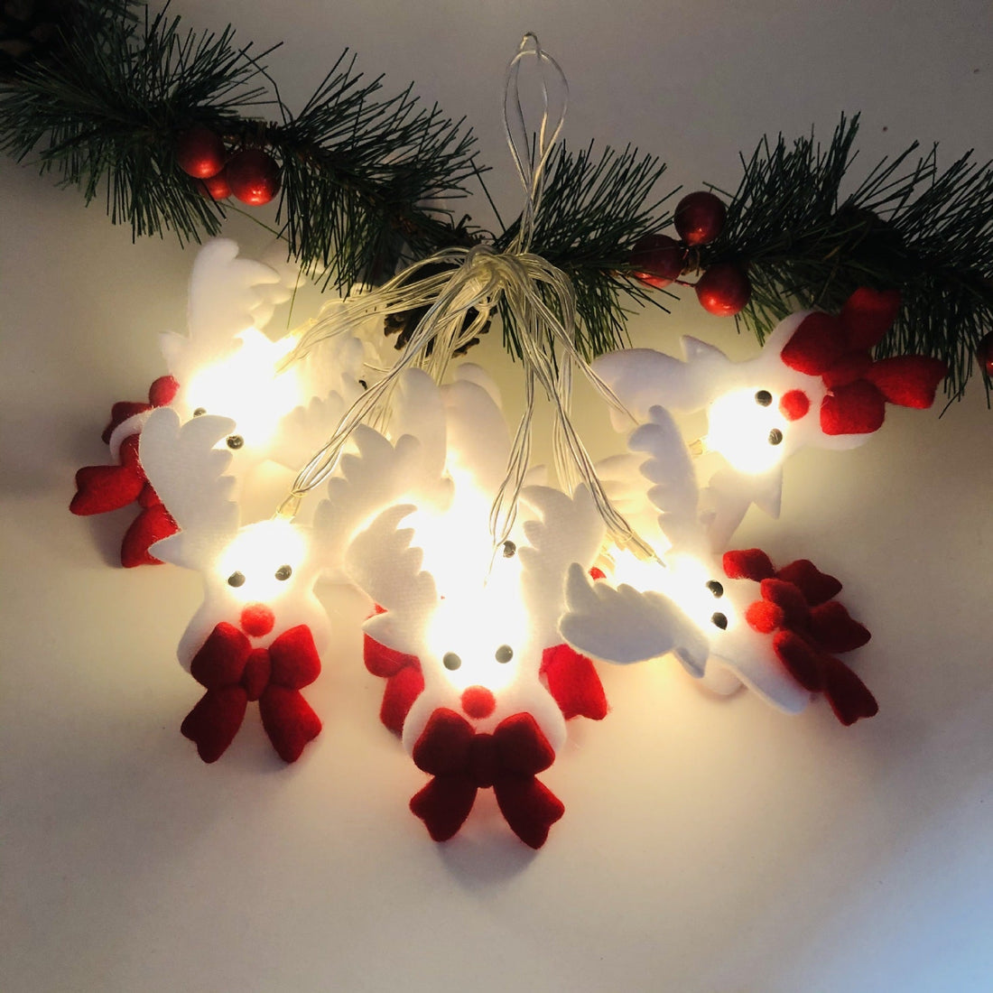 Snowman LED Christmas String Lights Garland